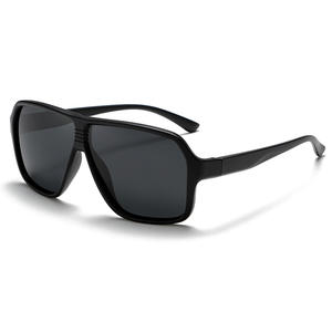 Gafas de sol Greyjack para hombre, montura TR90, UV400, polarizadas, negras, extragrandes, estilo urbano, tipo 3 - Product Image 4