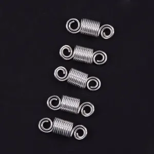 Hot Bán Tự Làm Tóc Mở Rộng Công Cụ 50Pcs 10 Vòng Dreadlock Hạt 8Mm Hình Dạng Xoắn Ốc Vòng Ống Kim Loại Tóc Bện Cuff Clip Cho - Product Image 6