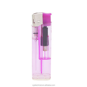 Briquet électrique à gaz butane réglable en matière plastique transparente, briquet <span class=keywords><strong>pas</strong></span> <span class=keywords><strong>cher</strong></span> pour cigare - Product Image 2