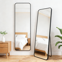 Miroir mural de luxe en or moderne pour salle de bain, décoration, miroir de grande taille pour salon, dressing, miroir mural, miroir de sol