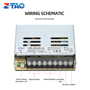 LRS Series 110v/220v AC SMPS CCTV 35W-600W DC Switching Power Supply 5A 20A <strong>Output</strong> <strong>Current</strong> for Industry Automation Equipment - Product Image 4