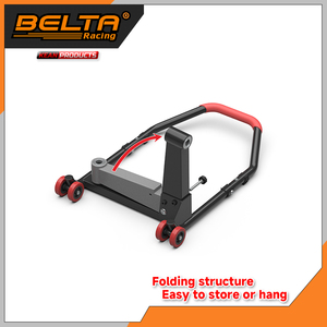 BELTA Nuovo Cavalletto Laterale Universale per <span class=keywords><strong>Moto</strong></span> con Funzione Pieghevole KPS-M22L-4R RD - Product Image 2