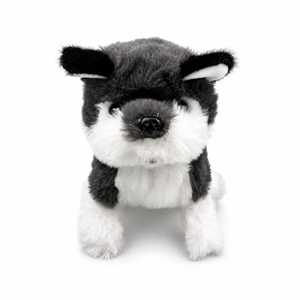 Juguete de Peluche Interactivo Musical, <span class=keywords><strong>Husky</strong></span> de Peluche que Camina, Ladra, se Estira y Mueve la Cola, Cachorro Negro, Gris y Blanco, Regalo para Niños y Niñas - Product Image 2