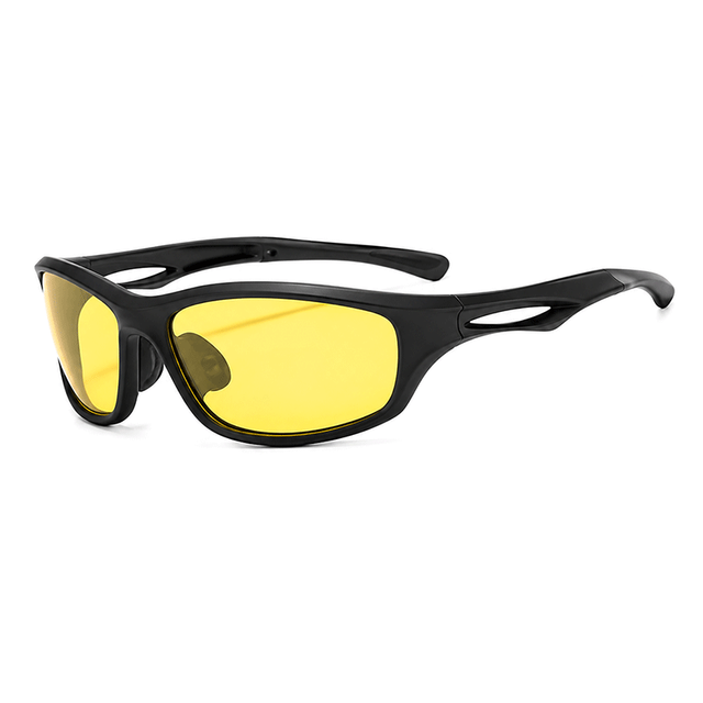 9309P Men's Night Vision Driving Glasses UV400 Anti-Glare Functional Eyewear Light Weight and Comfortable PC Frame