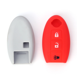 Housse en Silicone Durable avec LOGO personnalisé pour clé de voiture, étui pour clé de voiture intelligente à 3 boutons, pochette et sac d'accessoires - Product Image 6