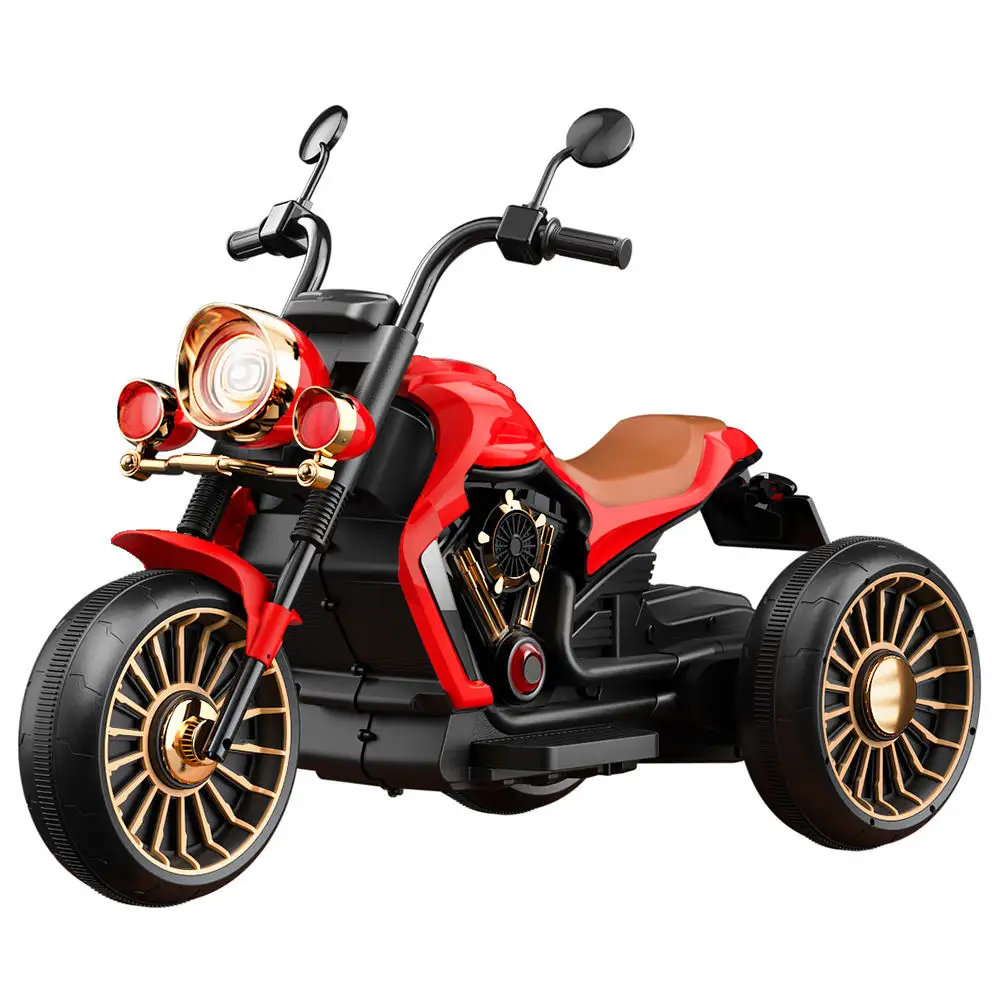 Nieuwe Kinder Elektrische Motorfiets Driewieler Kinderspeelgoedauto