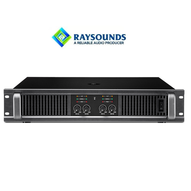Professional 4 Channel PA Power Amplifier PX-4200 2U Rack Mount OEM Factory