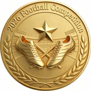 中国工厂制造廉价硬币定制纪念品2026年足球比赛闪亮金属纪念币 - Product Image 4