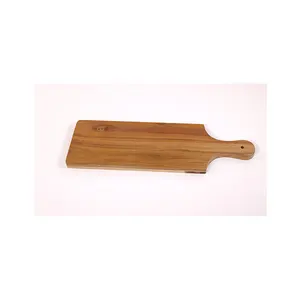 Planche à découper de charcuterie en bois de bambou personnalisée avec poignée planche à découper idéale pour la cuisine