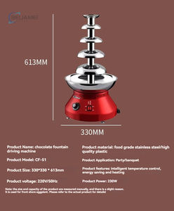 <span class=keywords><strong>Fontaine</strong></span> à <span class=keywords><strong>chocolat</strong></span> commerciale à 5 étages pour les fêtes, les hôtels, les buffets, <span class=keywords><strong>appareil</strong></span> à cascade de <span class=keywords><strong>chocolat</strong></span> chauffé - Product Image 3