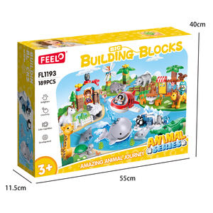 FEELO Nuovo Set di Costruzioni Ocean Zoo da 187 Pezzi, Vendita Diretta dalla Fabbrica, Puzzle Educativo per Bambini, Meravigliosi Giocattoli Animali - Product Image 6