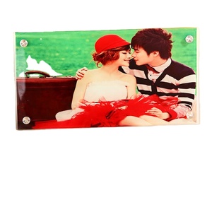 <span class=keywords><strong>Marco</strong></span> de <span class=keywords><strong>fotos</strong></span> de vidrio en blanco de sublimación de 300*160*5mm para boda, hogar o decoración de Navidad - Product Image 2
