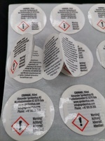 Étiquettes autocollantes de livret personnalisé, étiquette en relief, usine