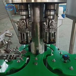 GUBEK yüksek hızlı 4 kafa Metal kapak şişe otomatik kapaklama makinesi - Product Image 4