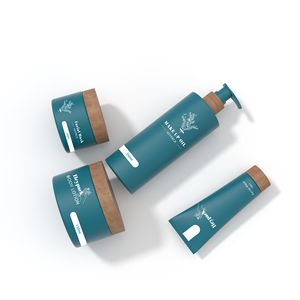 Transferencia de agua Botella superior de madera de bambú Embalaje - Product Image 1