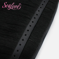 Extensions de cheveux humains vierges bruts en trame papillon, trame invisible XO, extensions de cheveux en trame à trou papillon