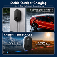 Nouvelle station de recharge pour véhicules électriques RFID 22 kW Type 2 32A Triphasée avec contrôle d'accès, borne murale, gestion multi-utilisateurs, IP55, pour appartements et communautés