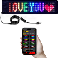 Panel LED Ultrafino y Flexible para Ventana de Coche, Adhesivo, Matriz DIY