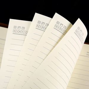 Carpeta de 6 Anillos, Hojas Sueltas, Cuaderno de Cuero A5, Cuaderno de Lujo para Negocios, Diario de Presupuesto - Product Image 4