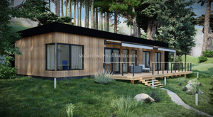 Hôtel villa de luxe personnalisé de 40 pieds préfabriqué <span class=keywords><strong>en</strong></span> acier léger petite maison <span class=keywords><strong>en</strong></span> conteneur parfaite pour la maison ou le bureau - Product Image 6