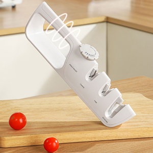 ใหม่เครื่องมือลับมีดกรรไกรหิน3 In1ที่ลับมีดสำหรับเชฟกรรไกรมีดที่เหลาเครื่องมือครัว - Product Image 5