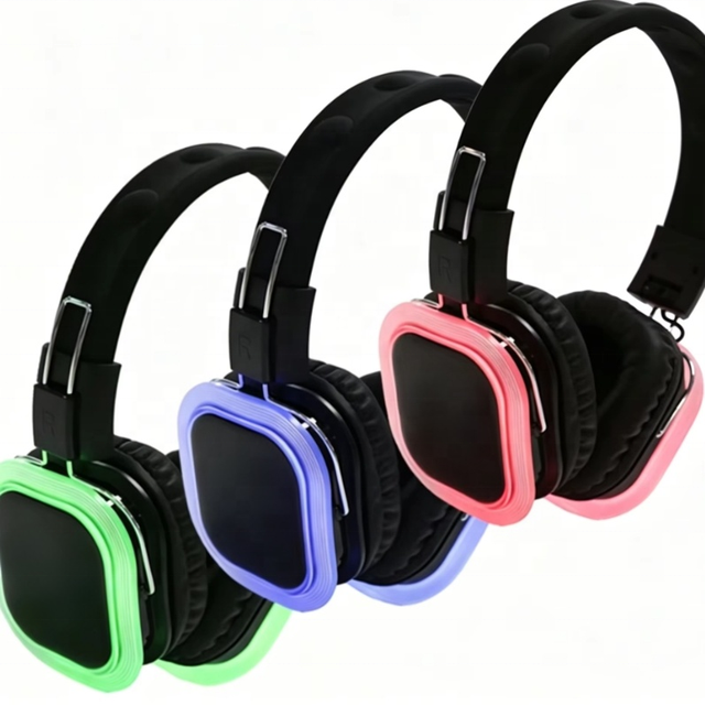 Silent Disco Headphone Wholesale F39 500M Control Distance Quiet Party Headset Stereo Silent Disco Earphone and Transmitter