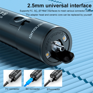 15mW 20Mw 30mW sợi quang Laser trực quan lỗi định vị SC kết nối ánh sáng màu đỏ Tester <span class=keywords><strong>Pen</strong></span> cho FTTH cáp thử nghiệm - Product Image 3