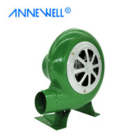 Ventilateur souffleur électrique 80W DC 12V/220V pour barbecue, avec contrôleur de vitesse, haut débit d'air, roulement à billes, pour poêle de camping, ventilateur d'échappement de cheminée, OEM