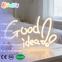 Неоновая вывеска Neonawall Creative Studio & Freelancers: современный силиконовый светодиодный неоновый знак с питанием от USB для декора креативного уголка студии