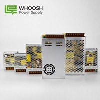 Alimentation à découpage universelle AC/DC WHOOSH IP20 pour intérieur, 100-240V, 12V, 24V, 35W, 100W, 200W, 350W, 400W, pour système de sécurité CCTV
