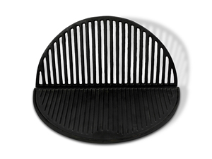 Grille de cuisson en fonte <span class=keywords><strong>pour</strong></span> barbecue de <span class=keywords><strong>camping</strong></span> en plein air de 18 pouces, plaque de cuisson en fonte demi-lune <span class=keywords><strong>pour</strong></span> Kamado - Product Image 3