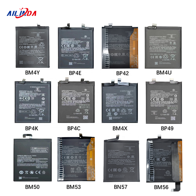 Factory Wholesale Rechargeable Battery BN47 BN51 BN52 BN53 BN54 BN55 BN57 BP42 BM4X BM55 BM56 BM59 Mobile Phone Batteries