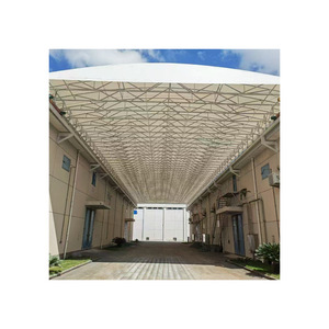 Fuxingjia Membrane Structure <b>Electric</b> Retractable <b>Awning</b> Customized Outdoor Large Sliding Sunshade For Parking Lots Warehouse - Product Image 1