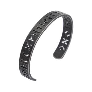 ยูนิค ไวกิ้ง เรโทร ฮอลโลว์ ปรับได้ กำไลข้อมือสำหรับผู้ชาย ทนทาน แฟชั่นคุณภาพสูง เครื่องประดับวินเทจ BEIJING CUG - Product Image 5