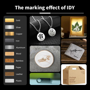 IDY 2-in-1 Dual-Laser-Graviergerät Tragbarer 2W Faserlaser und 10W Blauer Laser-Gravierer für Holz Acryl Lasergravurmaschinen - Product Image 5