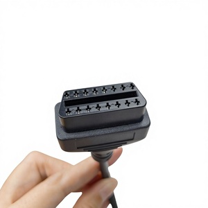 Sıcak Fırsat Özel Otomotiv J1939 Tip 2 Erkek 9pin 16pin OBD2 Dişi Adaptör Kablosu Kalay Kaplı Bakır İletkenler PVC İzolasyonlu - Product Image 4