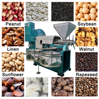 Presse à huile à froid pour graines de citrouille, maïs, sésame, cumin noir, graines noires, avocat, noix de coco, arachide, soja, tournesol – Machine à presser à vis