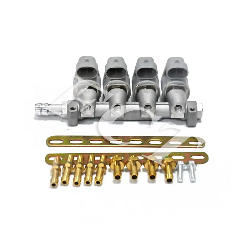 Lpg Autogas Phun Nhiên Liệu Kit Đối Với Xe Máy 4cyl Common Rail Injector Cng Lpg Đường Sắt Tiêm Phụ Tùng Ô Tô