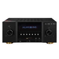 Yüksek kalite 5.1 yüksek güç ev sineması amplifikatör 8K yüksek çözünürlüklü surround ses amplifikatörü karaoke mavi-diş amplifikatör
