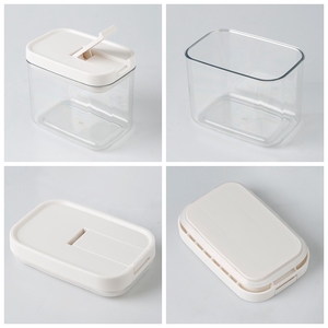DLL198-cajas herméticas de almacenamiento de alimentos para mascotas, latas selladas de plástico, contenedores transparentes para cereales y alimentos - Product Image 5