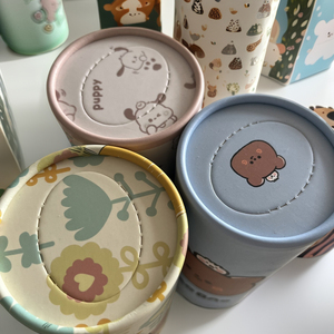 Картонная Цилиндрическая Коробка для салфеток для лица - Product Image 5