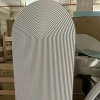 Grosir Pabrik LATAR BELAKANG PVC putih desain garis lengkung dinding pilihan multiwarna latar belakang dekorasi foto acara pernikahan