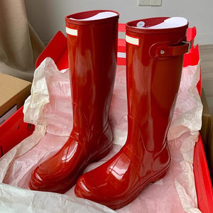 Botas de Lluvia Impermeables de Goma hasta la Rodilla para Mujer, Color Personalizado, Forro de Malla Tipo Caramelo, Zapatos de Agua Modernos para Otoño, Invierno y Verano - Product Image 5