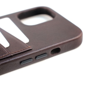 Funda de Cuero de Lujo para iPhone 17, Funda Protectora con Protección para Cable de Teléfono - Product Image 5