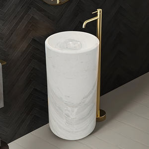 Precio al por mayor, <span class=keywords><strong>lavabo</strong></span> <span class=keywords><strong>de</strong></span> mano <span class=keywords><strong>de</strong></span> mármol, pedestal <span class=keywords><strong>de</strong></span> piedra, fregadero <span class=keywords><strong>de</strong></span> cocina y baño, fregadero <span class=keywords><strong>de</strong></span> mármol modificado <span class=keywords><strong>de</strong></span> pie - Product Image 3