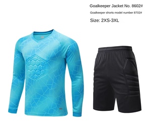 Traje de entrenamiento deportivo de <span class=keywords><strong>portero</strong></span> de fútbol para hombres, <span class=keywords><strong>ropa</strong></span> de manga larga para adultos y niños, conjunto de invierno con estampado de nombre - Product Image 3