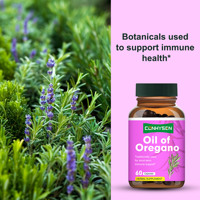 Cápsulas de Aceite de Orégano de Marca Privada en Oferta, Suplemento Herbal para Apoyo Muscular, Información Nutricional del Suplemento de Aceite de Orégano en Cápsulas