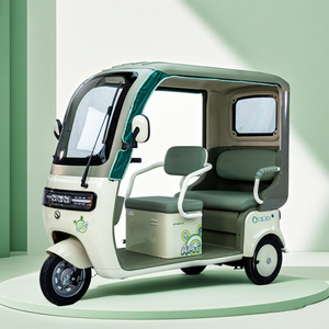Triciclo Eléctrico con Techo, Ideal para <span class=keywords><strong>Adultos</strong></span>, Vehículo de Transporte Multifuncional de Tres Ruedas - Product Image 4