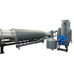 Continuous Charcoal Production Line Various Biomass Raw Material Carbonization Equipment