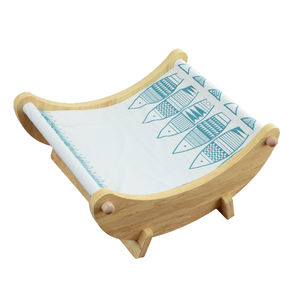 Muebles para mascotas DIY, cama para gatos DIY, fácil de montar, tela de lino de madera Eva, muebles ecológicos para gatos - Product Image 2